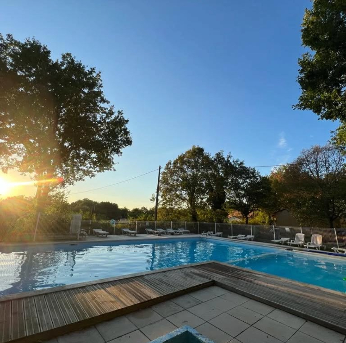 La piscine du domaine